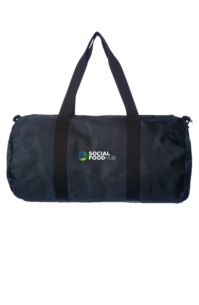 Black Camo Day Trip Duffle w/Logo