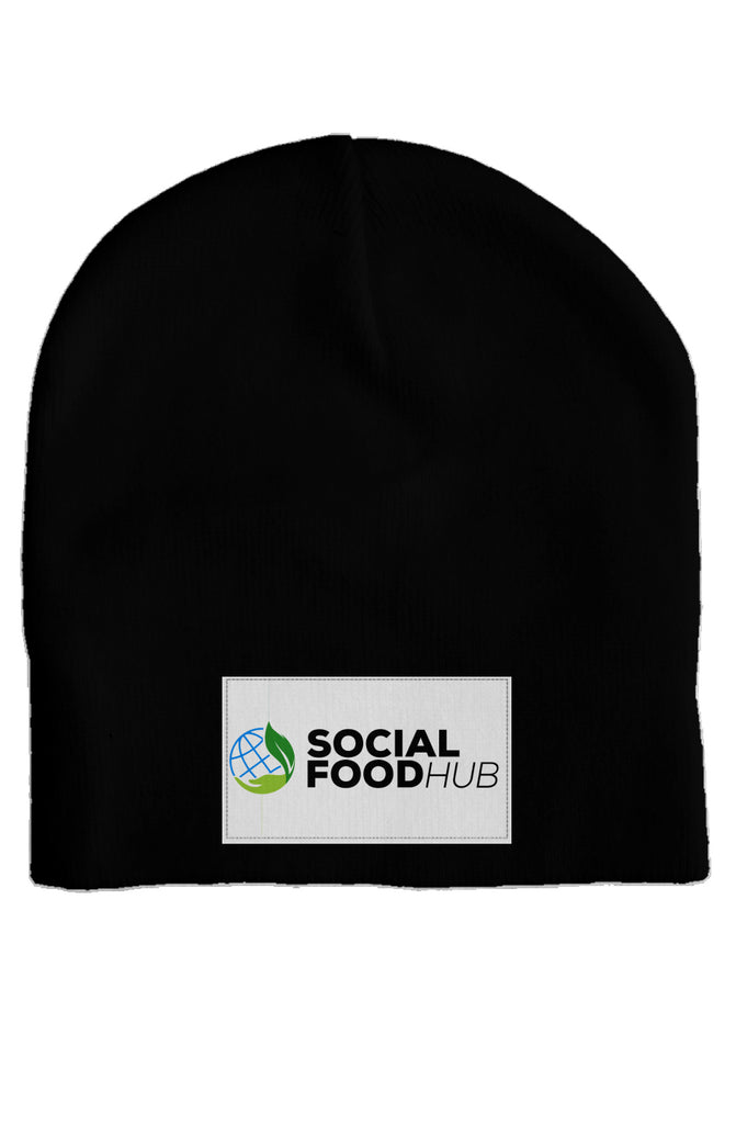 Black skull cap Beanie w/Logo