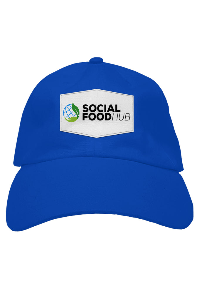 Royal Blue soft baseball cap w/Logo