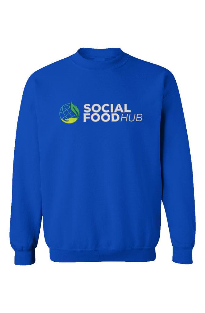 Youth Unisex Fit  Fleece knit Sweatshirt Royal Blu