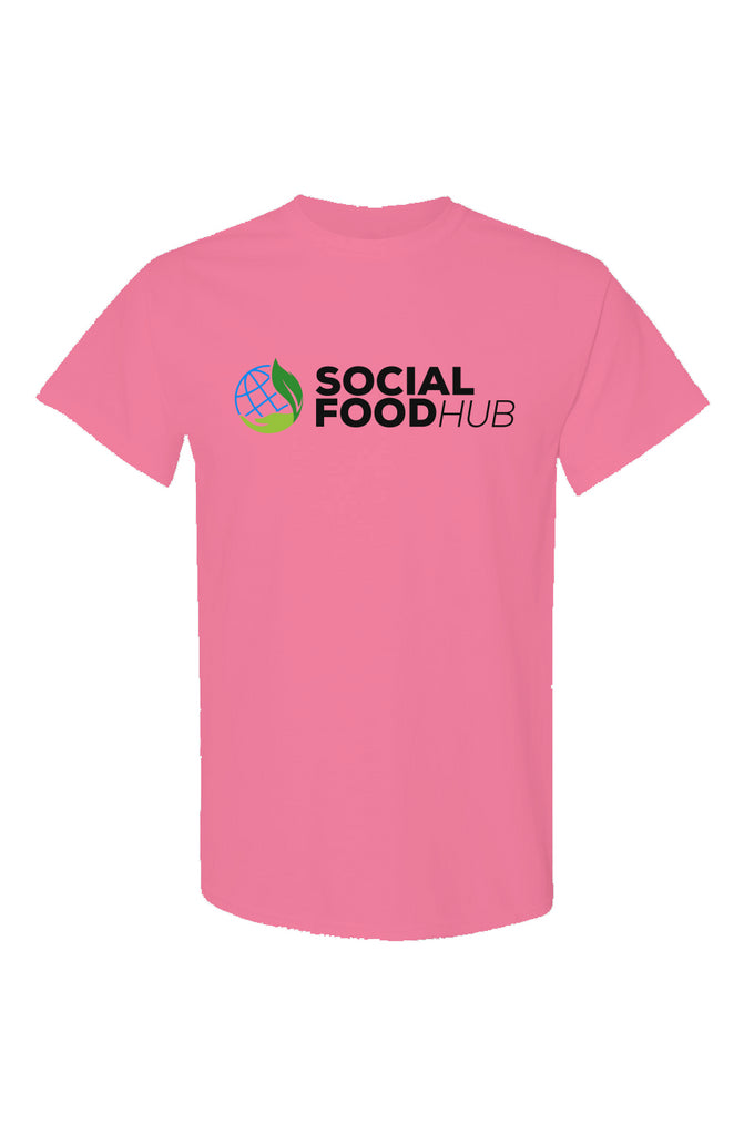 Adult Unisex fit Heavy cotton Neon Pink T-Shirt w/