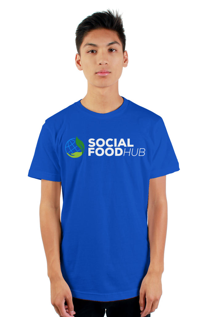 Adult unisex fit royal blue short sleeve w/Logo/Un