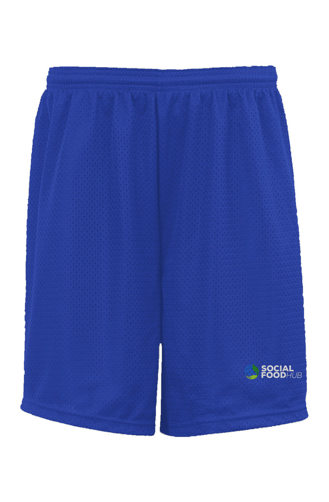 Men's Royal Blue Classic Mesh Shorts w/Logo