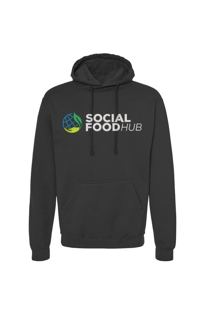 Adult Unisex-Fit Pullover Hoody Black