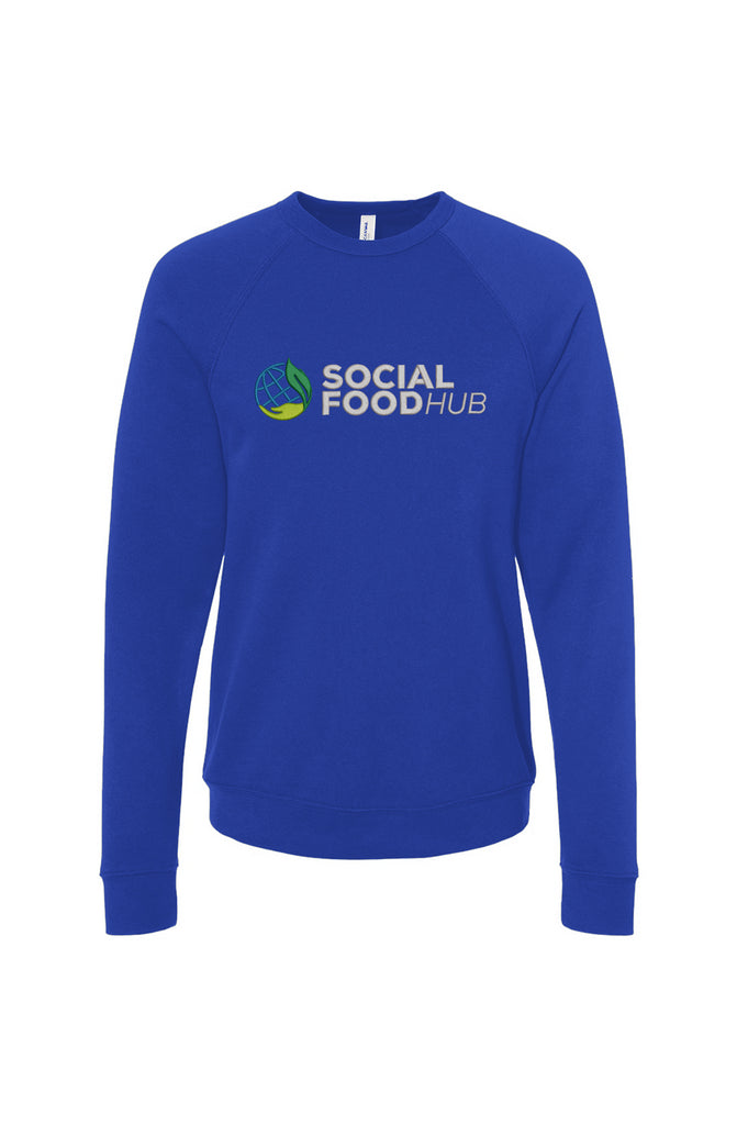 Adult Unisex Fit Long Sleeve Crewneck Royal Blue